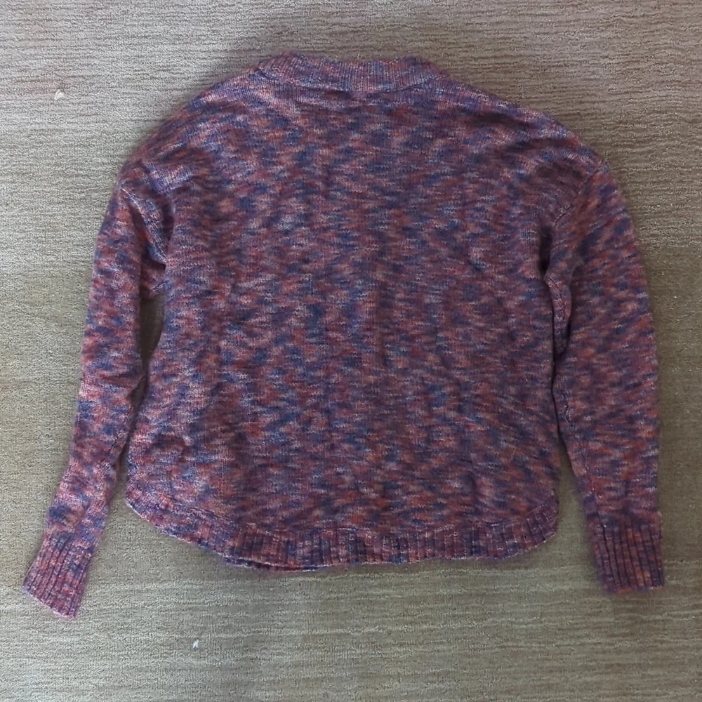 Madewell S Space-Dyed Birchmont Side-Button Pullover Sweater